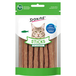 Produktbild von Dokas Leckerli Sticks mit Lachsfilet 10x30g