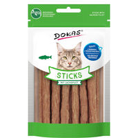 Produktbild von Dokas Leckerli Sticks mit Lachsfilet 10x30g