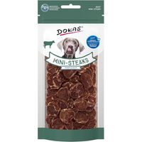 Produktbild von Dokas Mini-Steaks Rind und Kabeljau Belohnungssnack 50g