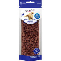 Produktbild von Dokas Minis Hundesnack Hirschfleisch Monoprotein mit hohem Fleischanteil 60 g - 10 x 60 g