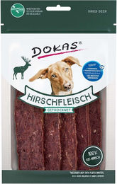 Produktbild von Dokas Monoprotein Trockenfleisch Hirsch 6x60g