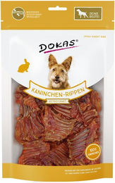 Dokas Naturkauartikel Kaninchen-Rippen Monoprotein Hund 100 g - 7 x 100 g – Bild 1 von 2