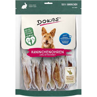 Produktbild von Dokas Naturkauartikel Kaninchenohren mit Fell getrocknet für erwachsene Kaninchen 7x180g