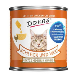 Dokas Schleck und weg Katzendrink Huhn Leckerli Creme 100 g - 6 x 100 g – Bild 1 von 4