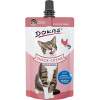 Produktbild von Dokas Snack-Creme Huhn & Garnele für Katzen 7x90g - 7 x 90 g