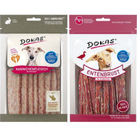 Produktbild von Dokas Snack Mixpaket Ente und Kaninchen 6x70g