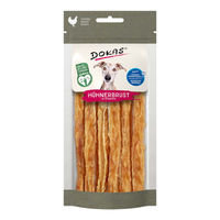 Produktbild von Dokas Tierwohl Trockenfleisch Hühnerbrust in Streifen mit hohem Fleischanteil 3x50g