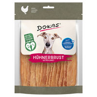 Produktbild von Dokas Welfare Chicken Hühnerbrust getrocknet Hund Monoprotein mit hohem Fleischanteil 170 g - 11 x 170 g