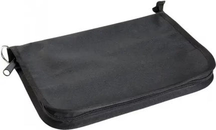 Produktbild von Dokumentenmappe Equithème aus Polyester in Schwarz und Transparent
