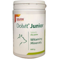 Produktbild von DOLFOS Dolvit Junior Vitamin- und Mineralstoffpräparat für Welpen und Junghunde 800g