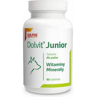Produktbild von DOLFOS Dolvit Junior Vitamin- und Mineralstoffpräparat für Welpen und Junghunde 90 Tabletten