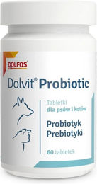 DOLFOS Dolvit Probiotic Probiotikum und Präbiotikum zur Unterstützung der Verdauung und des Magen-Darm-Traktes 60 Tabletten – Bild 1 von 1