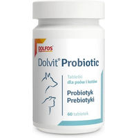 Produktbild von DOLFOS Dolvit Probiotic Probiotikum und Präbiotikum zur Unterstützung der Verdauung und des Magen-Darm-Traktes 60 Tabletten