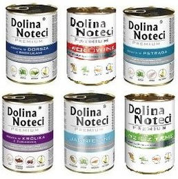 Produktbild von Dolina Noteci Hundefutter Gemischte Geschmacksrichtungen ohne Geflügel mit hohem Fleischanteil 400 g x 30 Stück