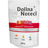 Produktbild von Dolina Noteci Junior Hundefutter mit Rinderherzen in Sauce 10 x 300 g - 10 x 300 g