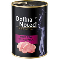 Produktbild von Dolina Noteci Katzen Nassfutter Adult Pute mit hohem Fleischanteil und getreidefrei 400 g