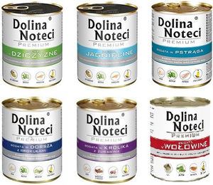 Produktbild von Dolina Noteci Nassfutter Gemischte Geschmacksrichtungen ohne Geflügel mit hohem Fleischanteil 800 g x 30 Stück