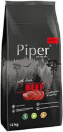 Dolina Noteci Piper Animals Hundetrockenfutter Rind getreidefrei hypoallergen Adult 12 kg - 12 kg – Bild 1 von 2
