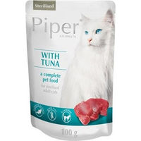 Produktbild von Dolina Noteci Piper Katzen Nassfutter Thunfisch für sterilisierte Katzen Adult Getreidefrei 10x100g