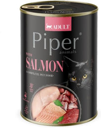 Produktbild von Dolina Noteci Piper Katzennassfutter Huhn mit Lachs für erwachsene Katzen 400g