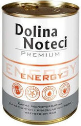 Dolina Noteci Premium Energy Nassfutter für aktive Hunde Adult mit Schwein Truthahn und Huhn glutenfrei 24x400g - 400 g – Bild 1 von 2