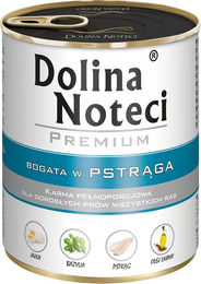 Produktbild von Dolina Noteci Premium Forelle Katzenfutter Adult Glutenfrei 24 x 800 g - 24 x 800 g