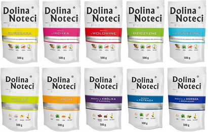 Produktbild von Dolina Noteci Premium Geschmacksmix Stückchen in Sauce für Katzen Adult 10x500g