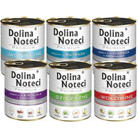 Produktbild von Dolina Noteci Premium Hundefutter Adult Gemischte Geschmacksrichtungen mit hohem Fleischanteil 10x800g