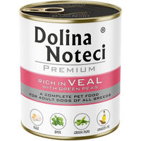 Produktbild von DOLINA NOTECI Premium Hundefutter Adult Kalb und Schwein mit grünen Erbsen getreidefrei und glutenfrei 800 g