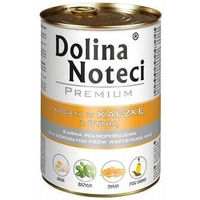 Produktbild von Dolina Noteci Premium Hundefutter Ente mit Kürbis Stückchen in Sauce 400 g - 400 g