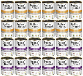 Dolina Noteci Premium Hundefutter Ente mit Kürbis und Kaninchen mit Preiselbeeren 24x800g – Bild 1 von 1