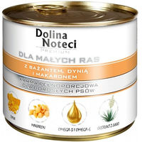 Produktbild von Dolina Noteci Premium Hundefutter für kleine Rassen mit Fasan, Kürbis und Nudeln in Sauce 185g - 185 g