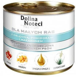 Dolina Noteci Premium Hundefutter für kleine Rassen mit Kalbfleisch, Tomaten und Nudeln Adult 185g - 185 g – Bild 1 von 2
