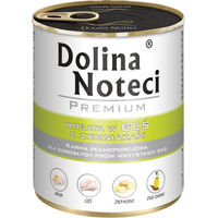 Produktbild von Dolina Noteci Premium Hundefutter Gans mit Kartoffeln Stückchen in Sauce Adult 24 x 800 g glutenfrei - 24 x 800 g