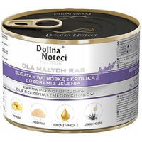 Produktbild von DOLINA NOTECI Premium Hundefutter Junior für kleine Rassen mit Kaninchenleber und Hirschzunge 6x185g - 185 g