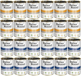 Produktbild von Dolina Noteci Premium Hundefutter Kabeljau mit Brokkoli Ente und Kürbis 24x800g