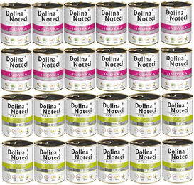 Produktbild von Dolina Noteci Premium Hundefutter mit Gans, Truthahn und Kartoffeln 24x800g