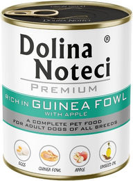 Produktbild von DOLINA NOTECI Premium Hundefutter Perlhuhn mit Apfel für Adult 800 g Dose glutenfrei