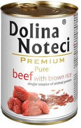 Produktbild von DOLINA NOTECI Premium Hundefutter Rind mit Reis Monoprotein Hypoallergen Adult 800g
