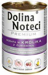 Dolina Noteci Premium Hundepastete Kaninchen mit Moosbeere 400g - 400 g – Bild 1 von 5