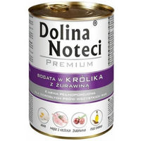 Produktbild von Dolina Noteci Premium Hundepastete Kaninchen mit Moosbeere 400g - 400 g