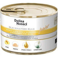 Produktbild von DOLINA NOTECI Premium Junior Hundefutter Hähnchenmagen und Kalbsleber für kleine Rassen mit hohem Fleischanteil 185 g x 10 Stück - 10 x 185 g