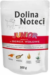 Dolina Noteci Premium Junior Hundefutter Rinderherzen 300g – Bild 1 von 1