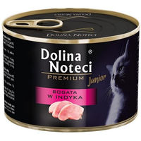 Produktbild von DOLINA NOTECI Premium Junior Kitten Futter Truthahn Getreidefrei 12x185 g