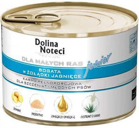 DOLINA NOTECI Premium Junior Kleine Rassen Hund Lammmägen in Sauce 185g getreidefrei - 185 g – Bild 1 von 2