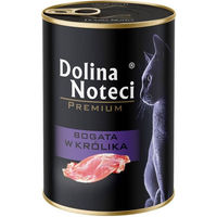 Produktbild von DOLINA NOTECI Premium Katzen Nassfutter Adult mit Kaninchen Rind Huhn Schwein Getreidefrei 400 g