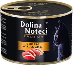 Produktbild von Dolina Noteci Premium Katzen Nassfutter Ente getreidefrei für adulte Katzen 12 x 185 g - 12 x 185 g