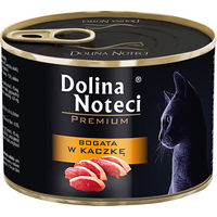 Produktbild von Dolina Noteci Premium Katzen Nassfutter Ente getreidefrei für adulte Katzen 12 x 185 g - 12 x 185 g