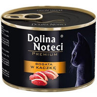 Produktbild von Dolina Noteci Premium Katzen Nassfutter Ente Stückchen in Soße für erwachsene Katzen getreidefrei 185 g