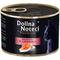 Produktbild von Dolina Noteci Premium Katzen Nassfutter Lachs Stückchen in Sauce Adult Getreidefrei 12x185 g